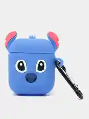 Голубой чехол для беспроводных наушников AirPods