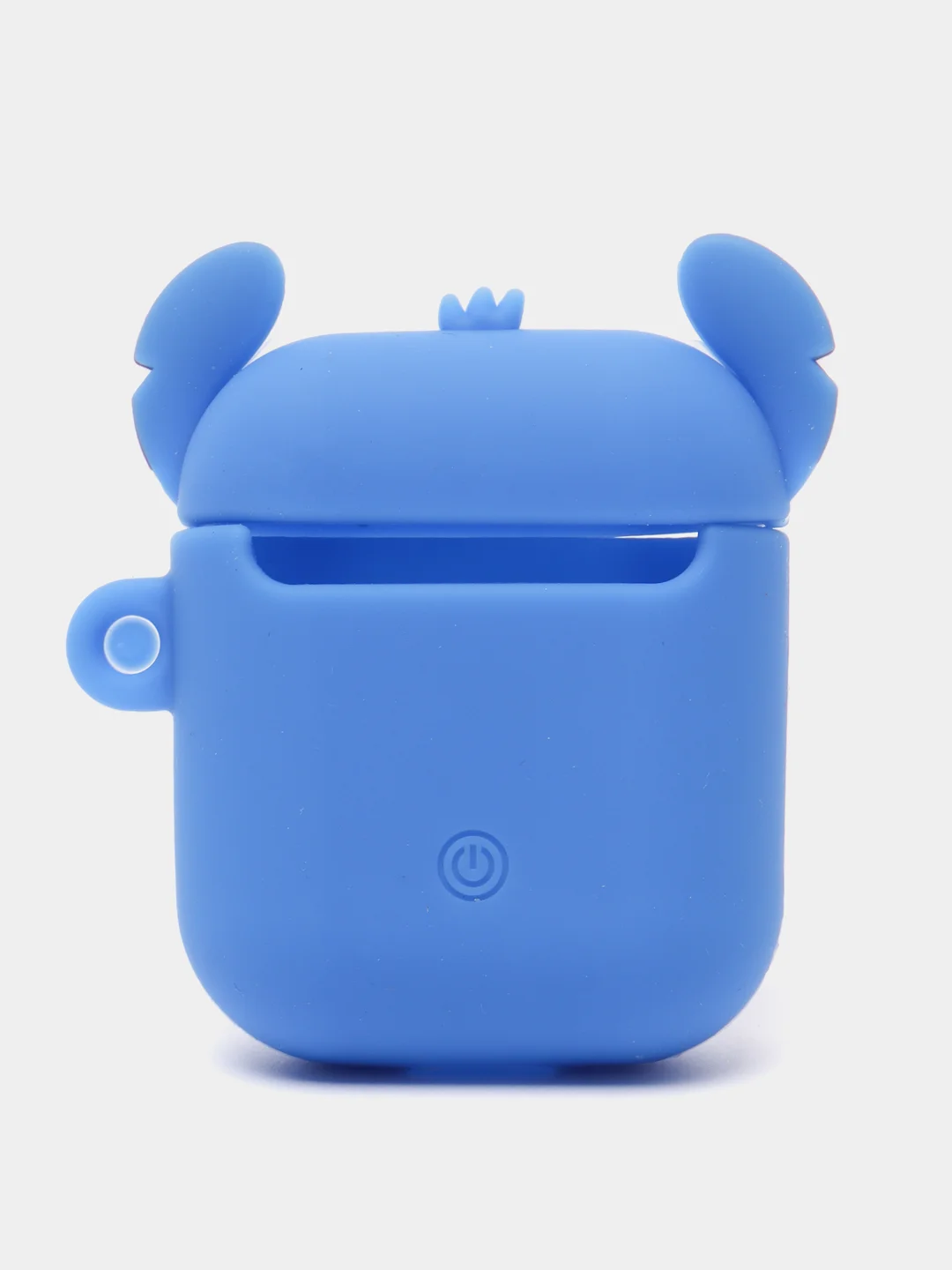 Голубой чехол для беспроводных наушников AirPods
