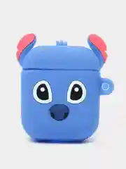 Голубой чехол для беспроводных наушников AirPods