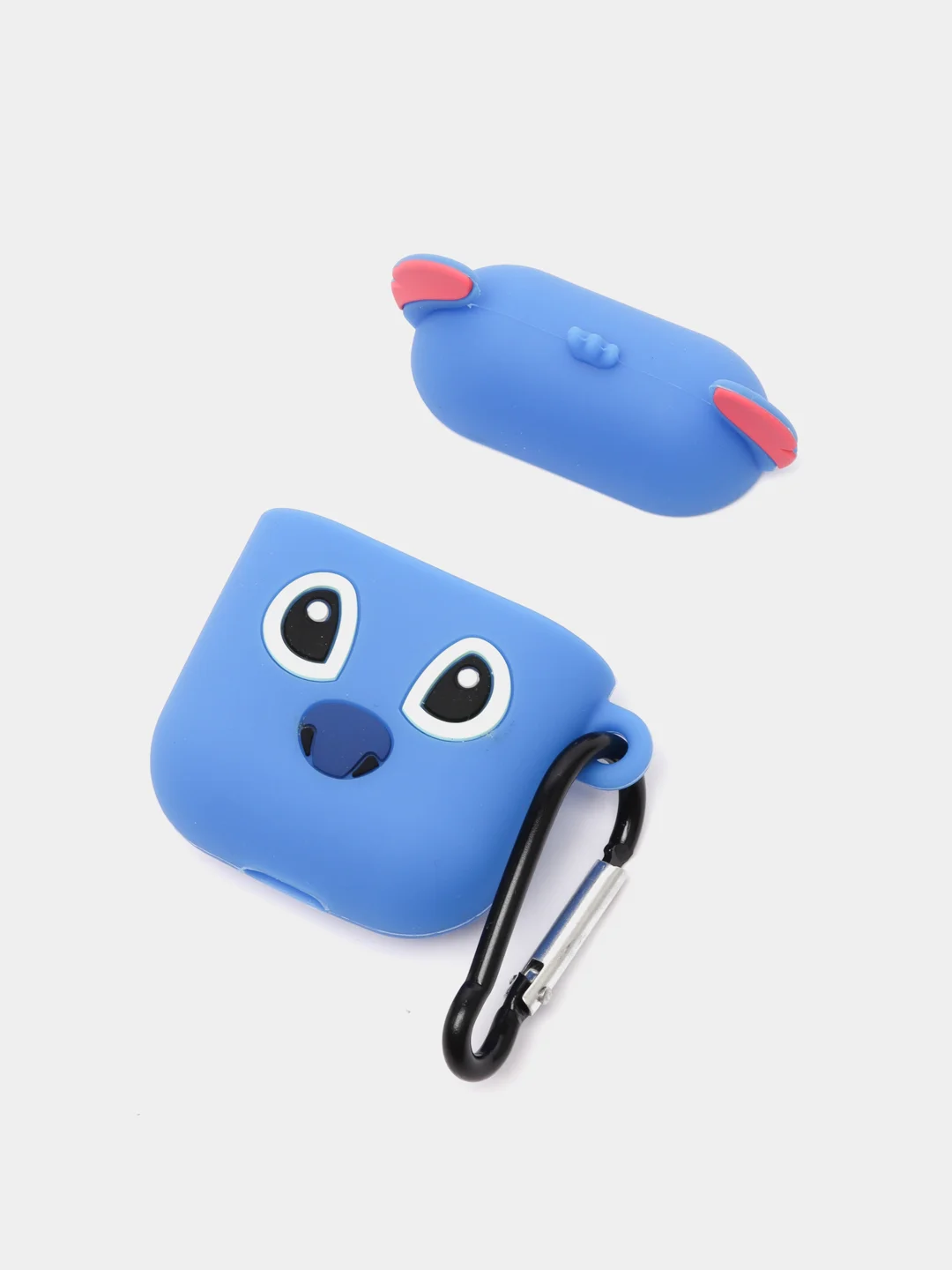 Голубой чехол для беспроводных наушников AirPods