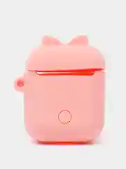 Кораллово-розовый чехол для беспроводных наушников AirPods