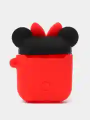 Алый чехол для беспроводных наушников AirPods
