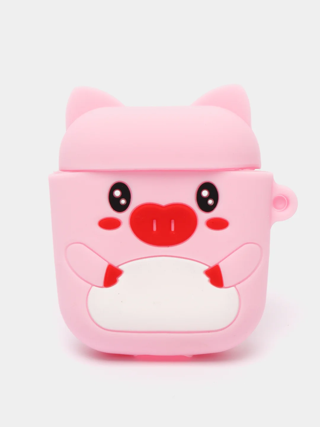 Тёмно-розовый чехол для беспроводных наушников AirPods