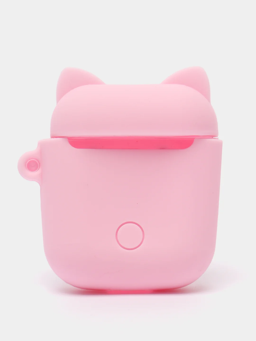 Тёмно-розовый чехол для беспроводных наушников AirPods