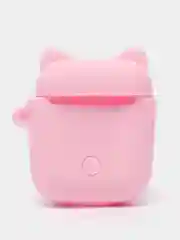 Тёмно-розовый чехол для беспроводных наушников AirPods