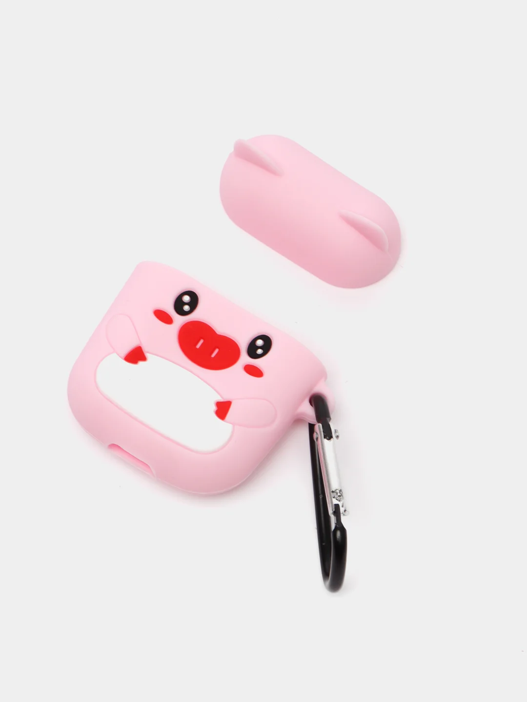 Тёмно-розовый чехол для беспроводных наушников AirPods