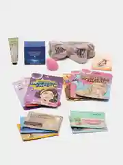 Желтый подарочный набор косметики для женщин