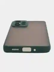 Зелёный хаки чехол Samsung Galaxy A33, Самсунг Галакси А33 5G пластиковый матовый с цветными кнопками