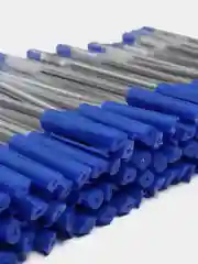 Бронзовый ручки и стержни синие шариковые, наборы по 1, 3, 5, 10, 25, 50 и 100 шт, ручка мега