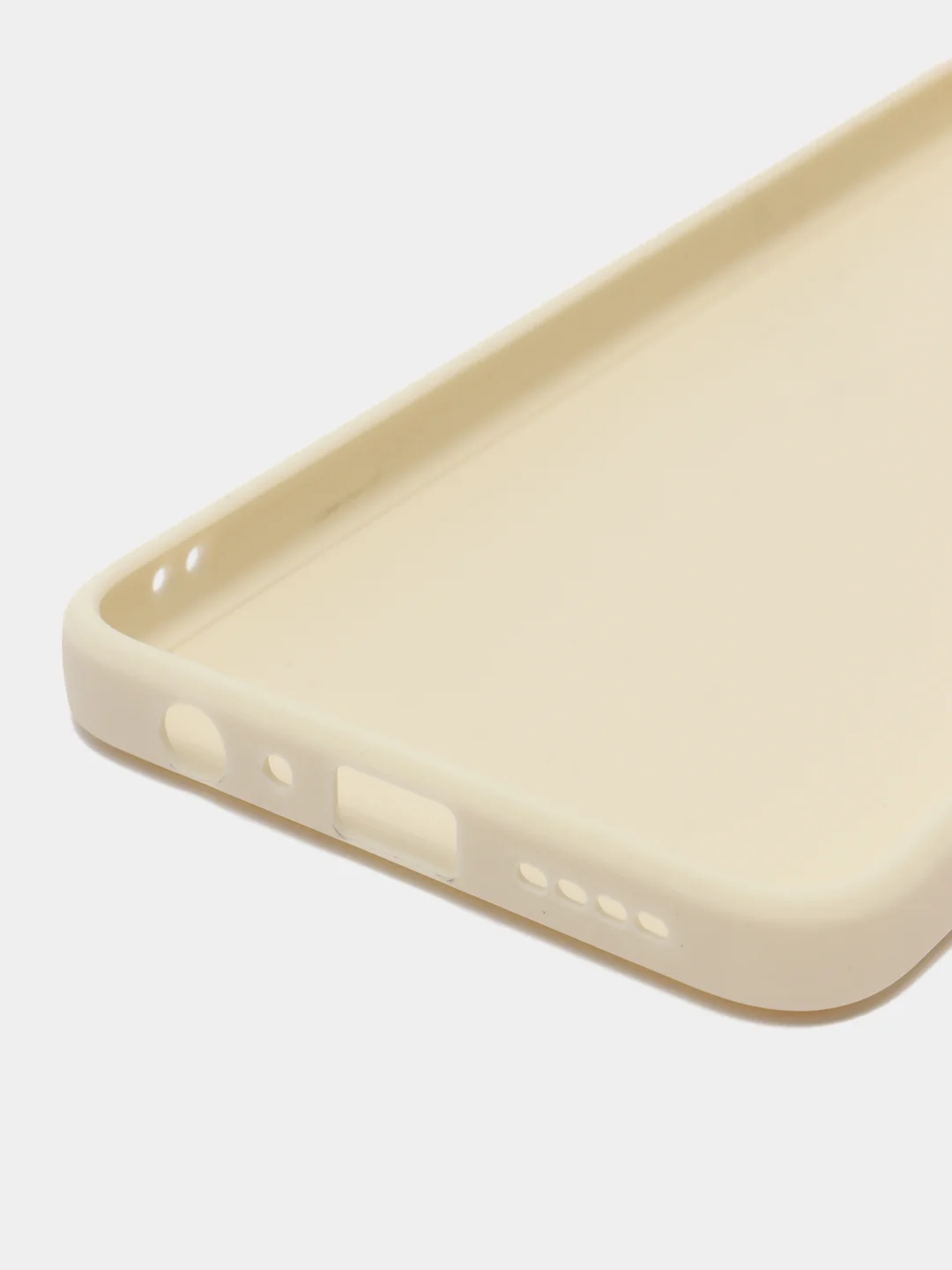 Белый силиконовый чехол Infinix NOTE 12 PRO 4G NOTE 12 2023 (Инфиникс Ноут 12 Про), прозрачный
