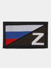 Шеврон "Российский флаг и Z"