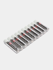 Батарейки КОМПЛЕКТ 10 шт, SONNEN Alkaline, AAA (LR03, 24А), мизинчиковые,451089