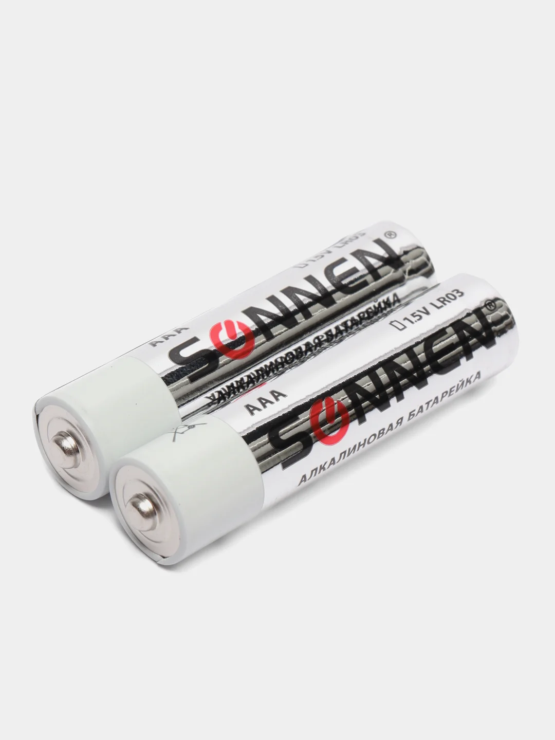 Батарейки КОМПЛЕКТ 10 шт, SONNEN Alkaline, AAA (LR03, 24А), мизинчиковые,451089