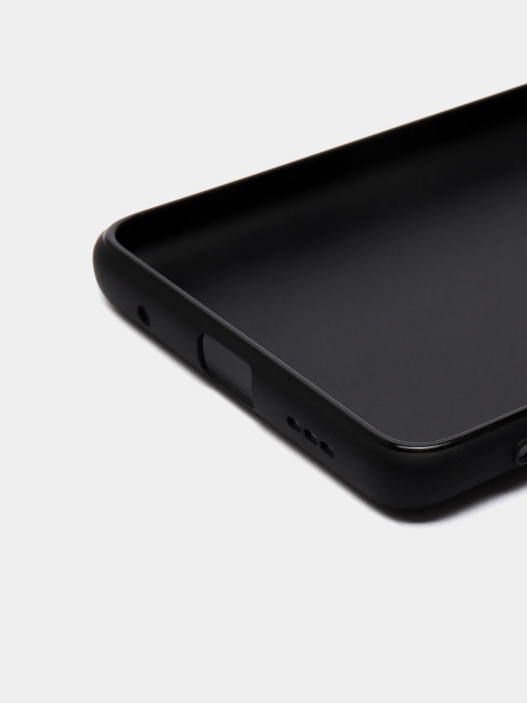 Черный чехол для Xiaomi Redmi Note 10 Pro силиконовый ROSCO матовый тонкий с защитой камер бортик