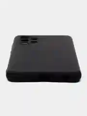 Черный чехол для Samsung Galaxy A32 4G силиконовый ROSCO матовый c бортиком-защитой вокруг камер