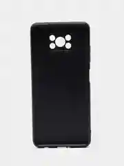 Черный чехол для Xiaomi Poco X3 NFC/X3 Pro силиконовый ROSCO матовый/прозрачный с защитой камер