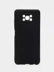 Черный чехол для Xiaomi Poco X3 NFC/X3 Pro силиконовый ROSCO матовый/прозрачный с защитой камер