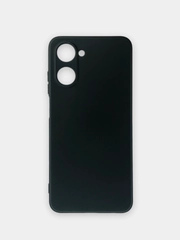 Чехол для Realme 10 / Реалми 10 черный, силиконовый