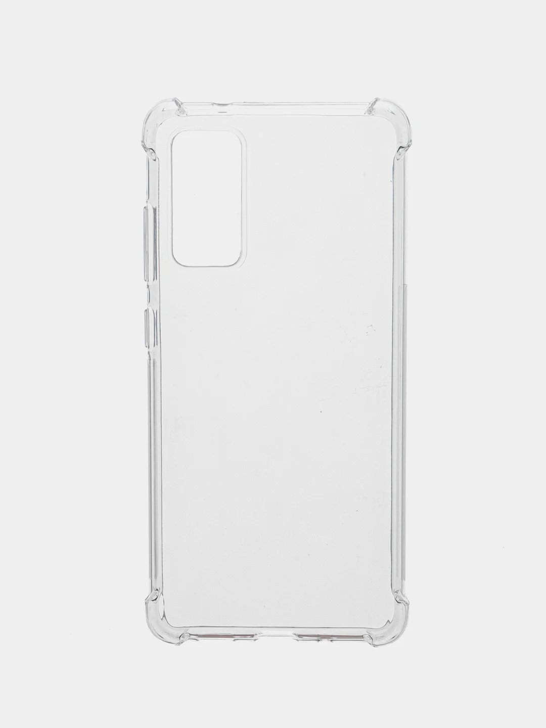 Прозрачный чехол противоударный ROSCO для Samsung Galaxy S20 FE, силиконовый, с усиленными углами