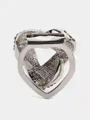 Серебряный кольцо муфта для платка