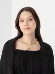 Цепочка на шею "Бабочка"