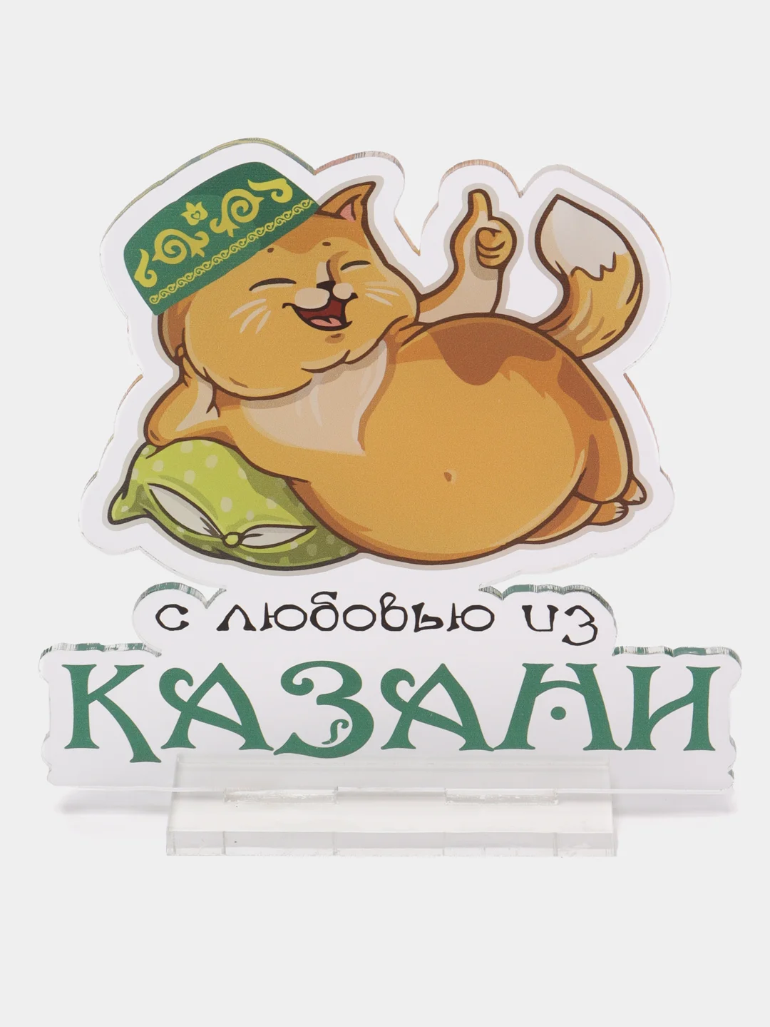 Красный акриловая 2D-фигурка, татарская