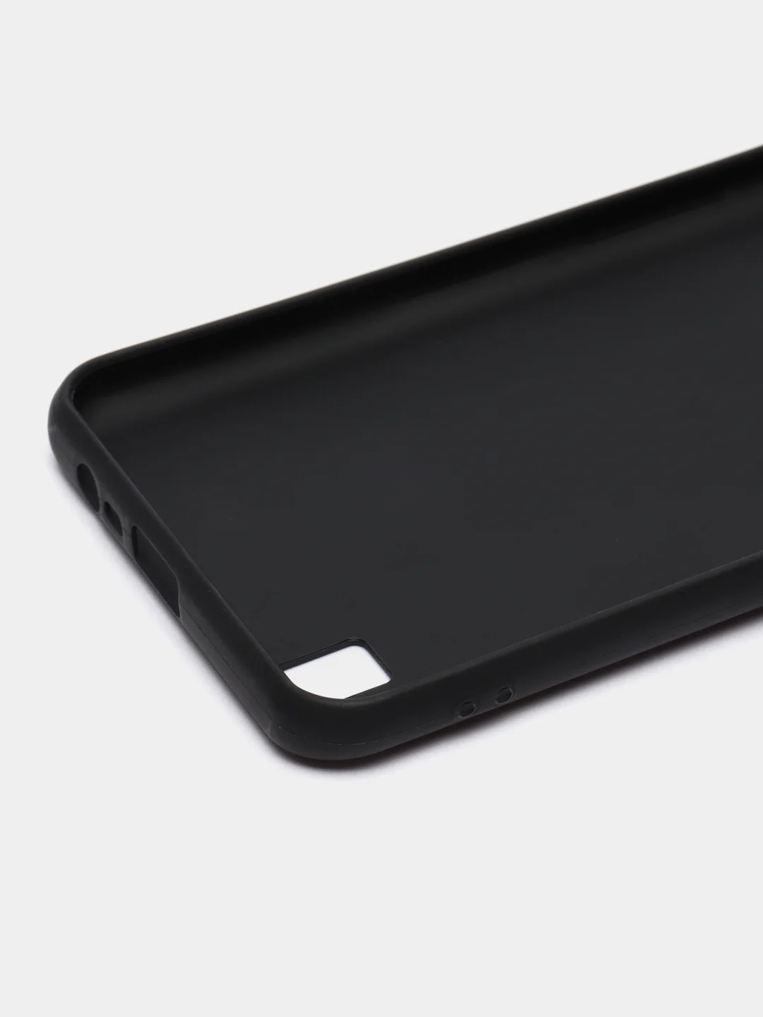 Черный чехол Realme C31 (Реалми С31), черный, силиконовый