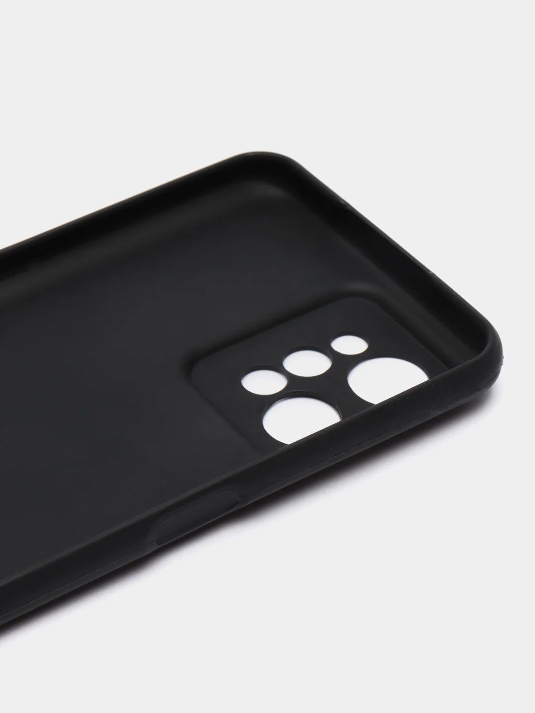 Черный чехол Realme C31 (Реалми С31), черный, силиконовый