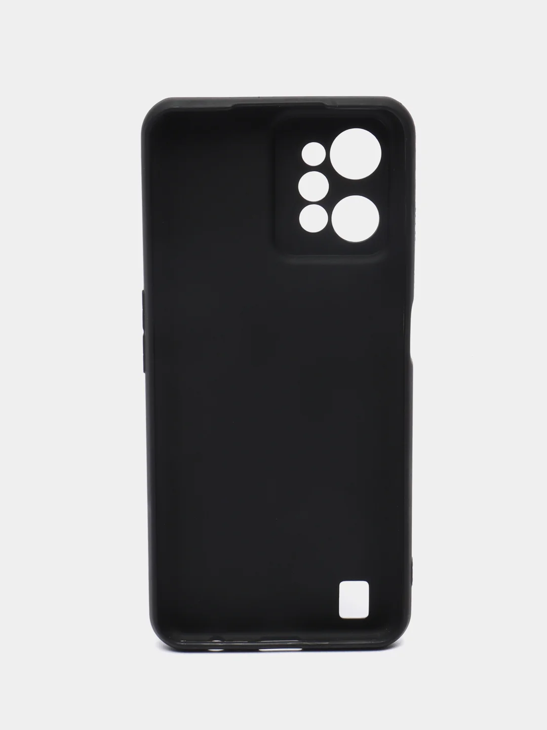 Черный чехол Realme C31 (Реалми С31), черный, силиконовый