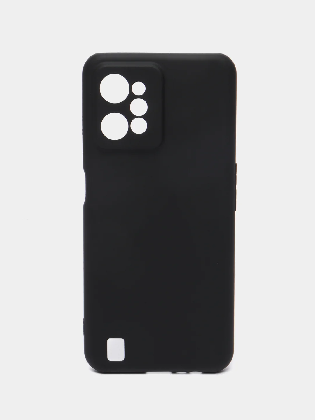 Черный чехол Realme C31 (Реалми С31), черный, силиконовый
