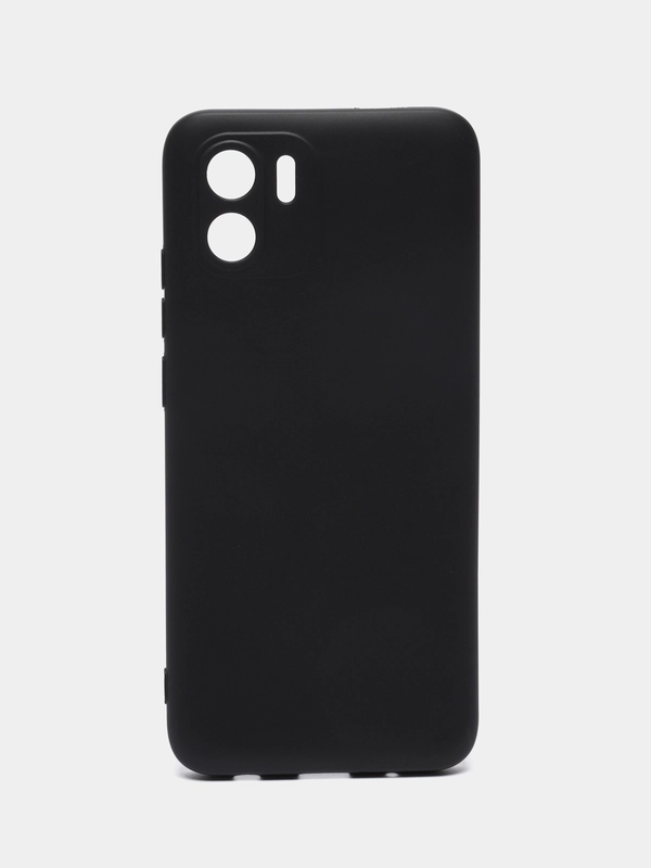 Чехол Xiaomi Redmi A1 (Сяоми Редми A1) силиконовый, черный