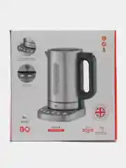 Серый электрочайник BQ KT1828SW, 4 режима, 1.7 л, 2000 Вт