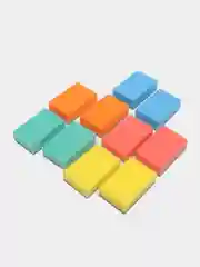 Губки для мытья посуды, большие, 10 штук