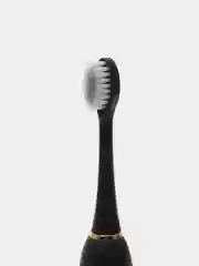 Черный электрическая звуковая зубная щетка SONIC TOOTHBRUSH X-2, 6 режимов, 4 насадки