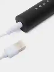 Черный электрическая звуковая зубная щетка SONIC TOOTHBRUSH X-2, 6 режимов, 4 насадки