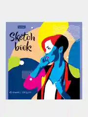 Скетчбук "Девушка-душа", А5, 40 л, рисунок обложки разный