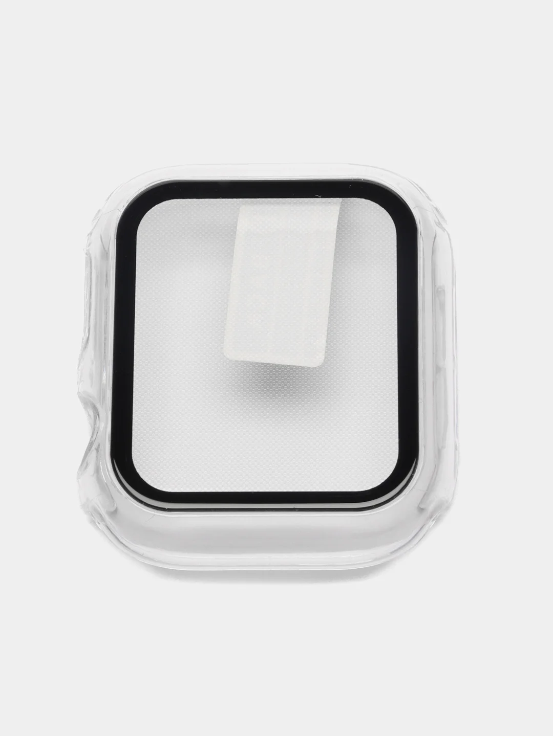 Прозрачный бампер с защитным стеклом для Apple Watch 38/40/41/42/44/45/49