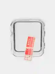 Прозрачный бампер с защитным стеклом для Apple Watch 38/40/41/42/44/45/49