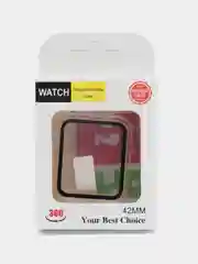 Прозрачный бампер с защитным стеклом для Apple Watch 38/40/41/42/44/45/49