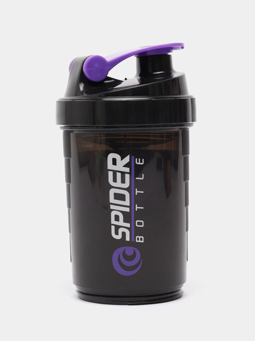 Фиолетовый шейкер спортивный со спиралью Spider, 500 мл