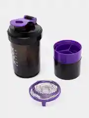 Фиолетовый шейкер спортивный со спиралью Spider, 500 мл