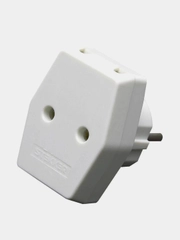 Плоский сетевой разветвитель 250В, 10A STEKKER ADP10-16-20
