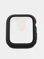 Черный бампер с защитным стеклом для Apple Watch 38/40/41/42/44/45/49