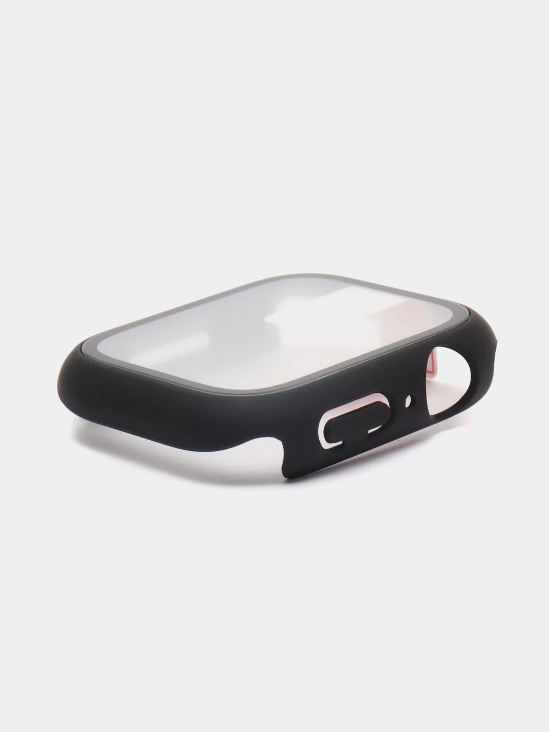 Черный бампер с защитным стеклом для Apple Watch 38/40/41/42/44/45/49