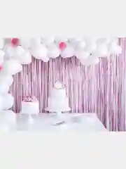 Фуксия дождик для фотозоны, занавес, 2 м