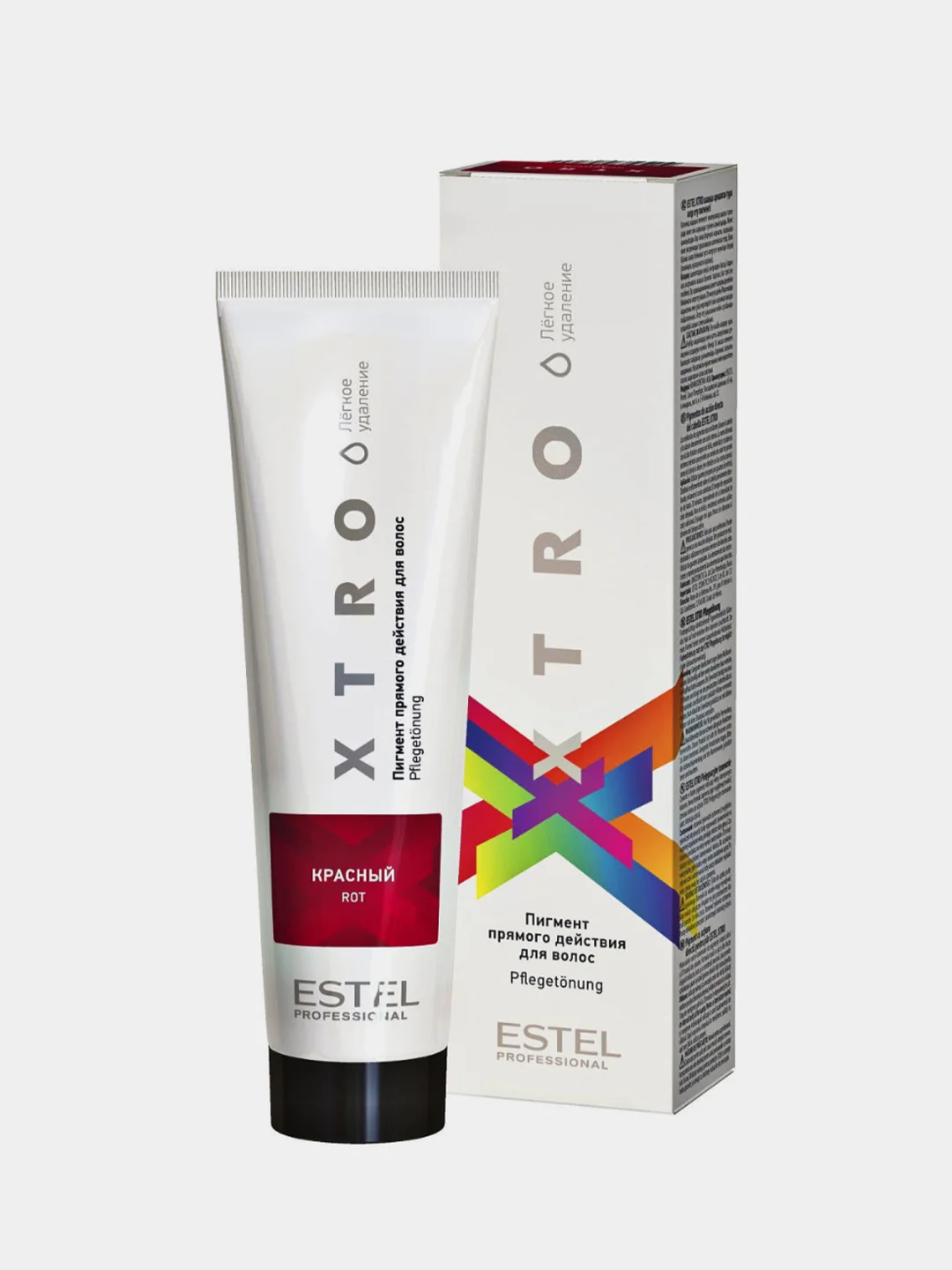 Красный пигмент прямого действия для волос Estel Xtro, 100 мл