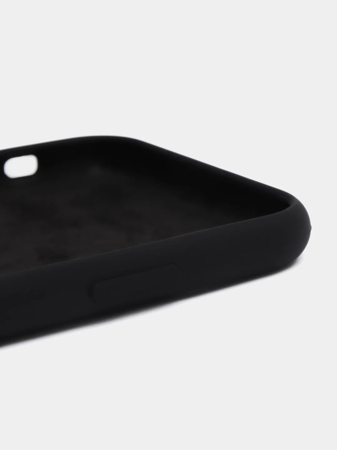 Черный чехол для iPhone XR, 11, 12, 13, 14, Pro, Pro Max, силиконовый, с логотипом