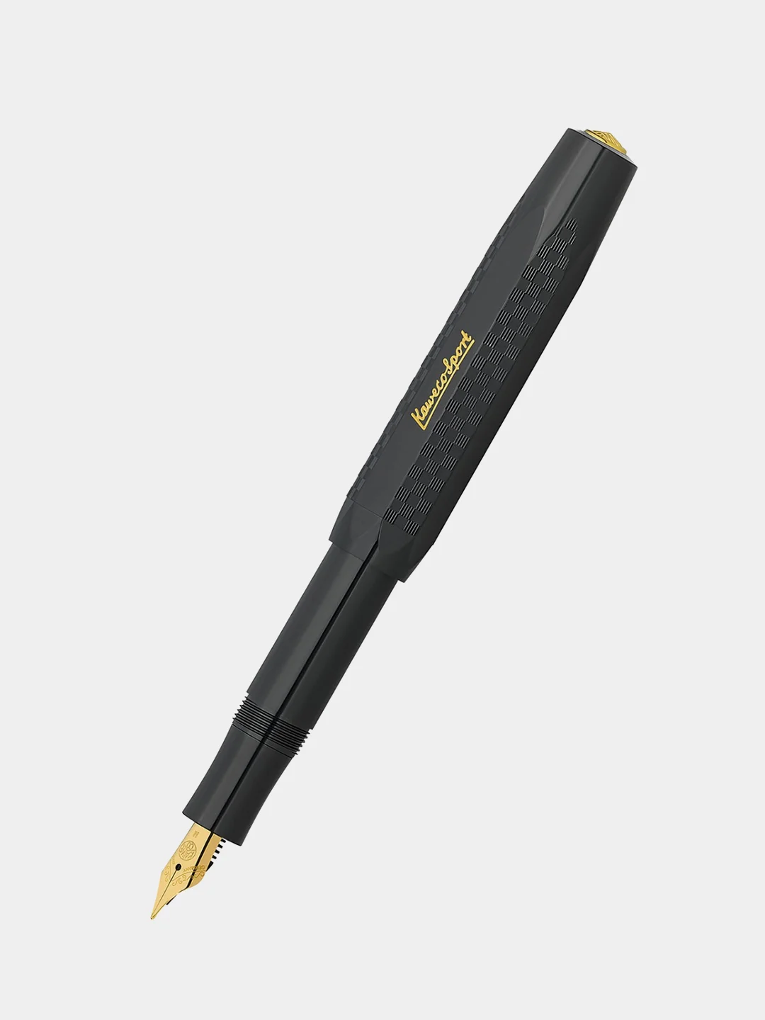 Черный ручка перьевая Kaweco Classic Sport Chess, пластиковый корпус, 0.7 мм и 0.9 мм