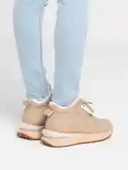Бежевый ботинки женские зимние, утепленные