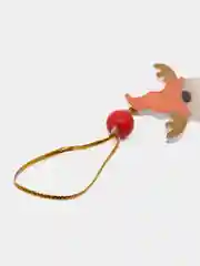 Серебряный новогодняя ёлочная игрушка из дерева, Подвеска - украшение на ёлку